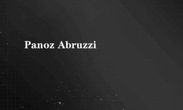 Panoz Abruzzi