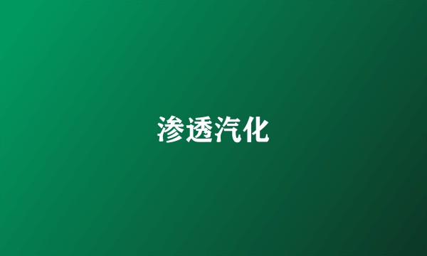 渗透汽化