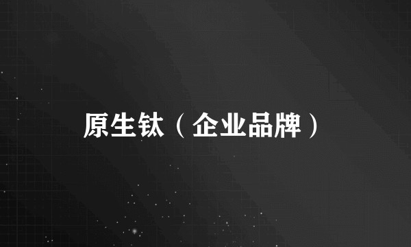原生钛（企业品牌）