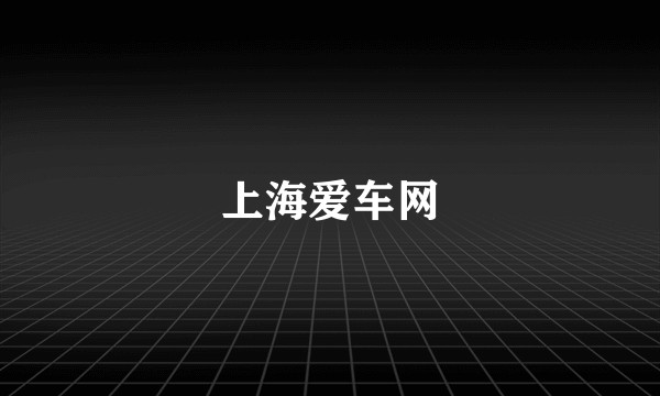 上海爱车网
