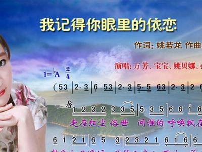 我记得你眼里的依恋