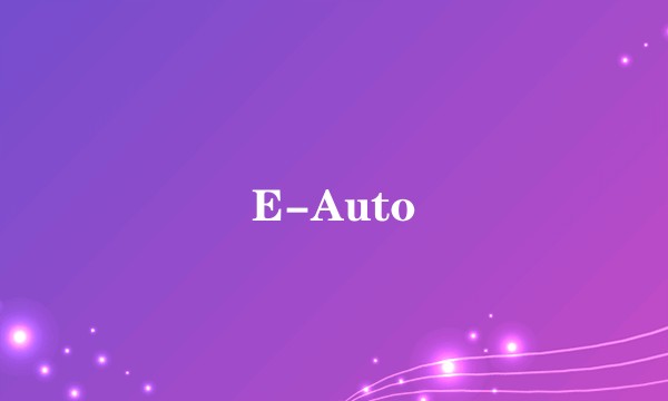 E-Auto