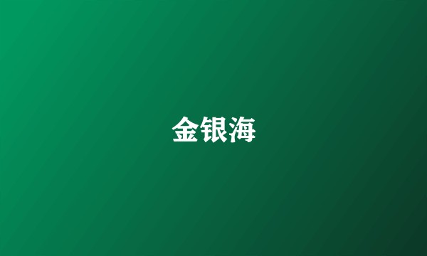 金银海