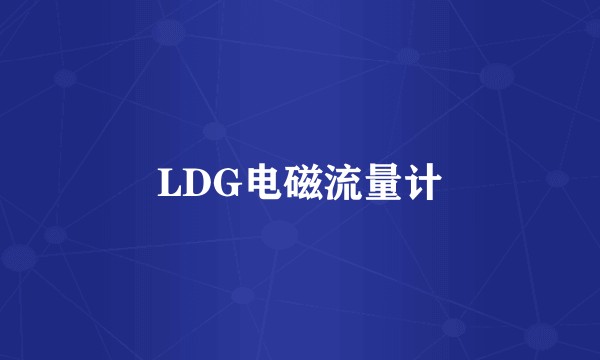 LDG电磁流量计