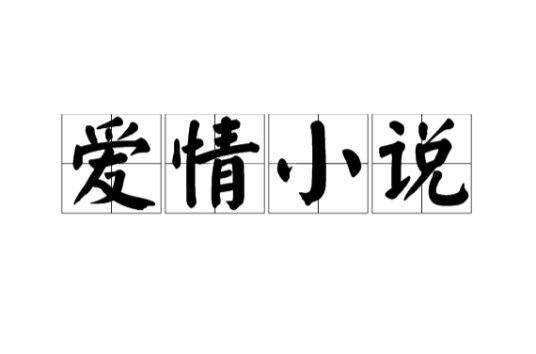爱情小说（小说的种类之一）