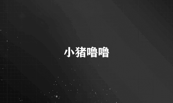 小猪噜噜