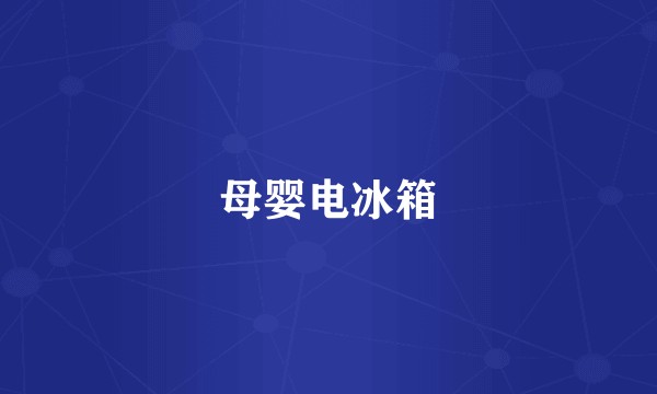 母婴电冰箱