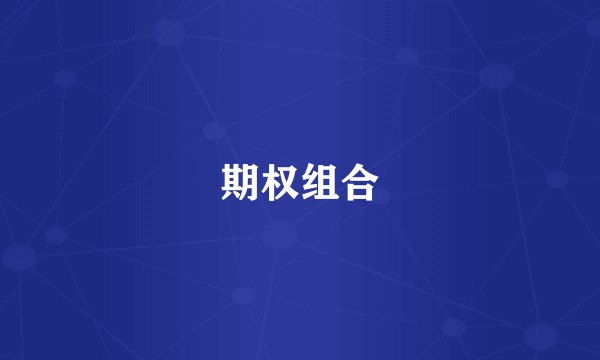 期权组合