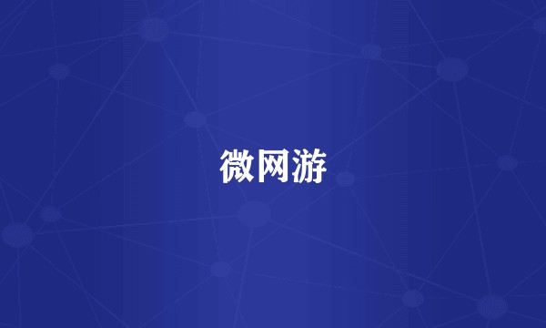微网游