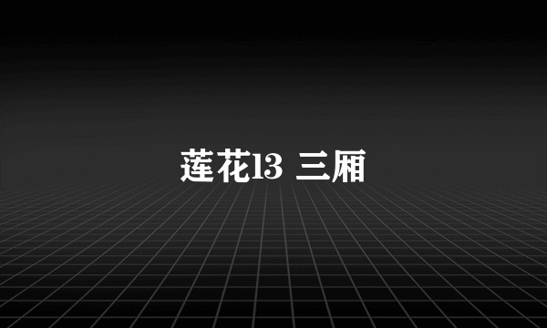 莲花l3 三厢