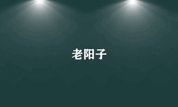 老阳子