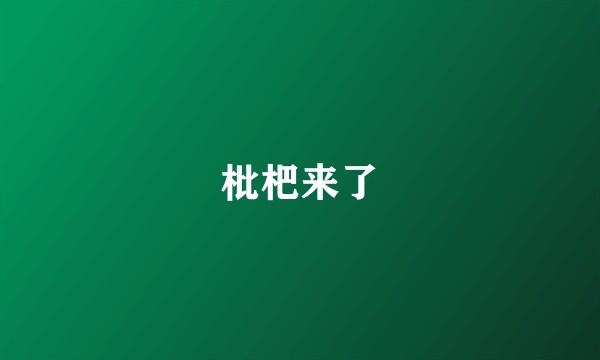 枇杷来了