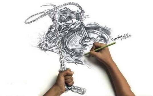 3D铅笔画