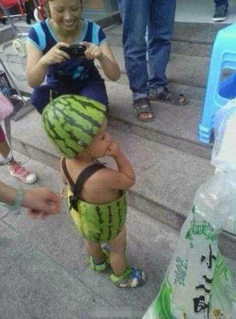 西瓜装宝宝