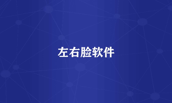 左右脸软件
