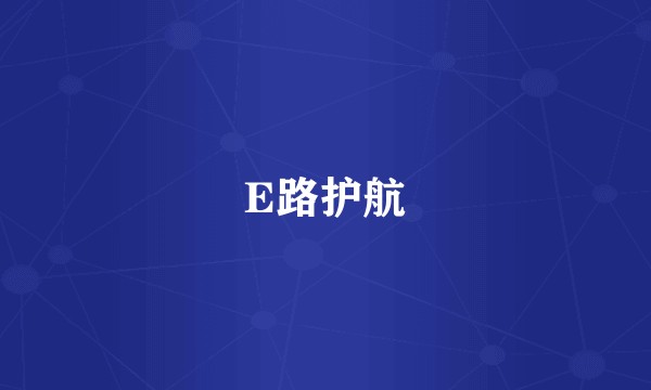 E路护航