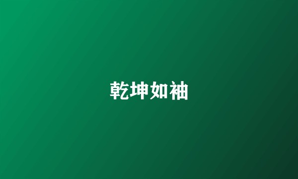 乾坤如袖