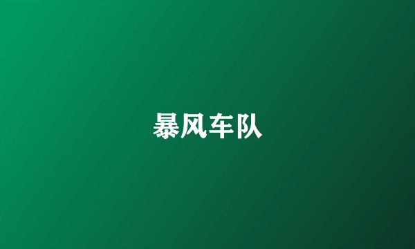 暴风车队