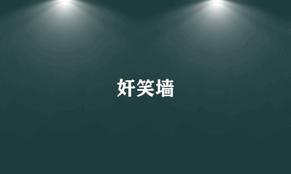 奸笑墙