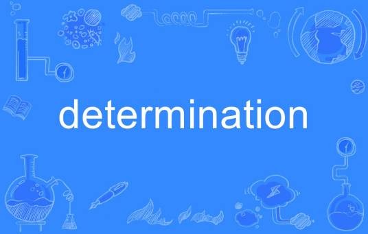 determination（英语单词）