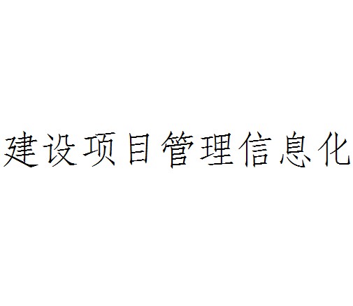 建设项目管理信息化
