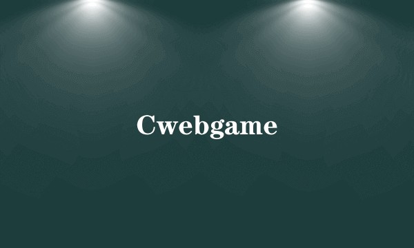 Cwebgame