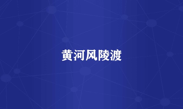 黄河风陵渡