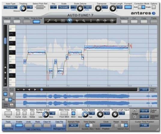 autotune（一种音高修正软件）