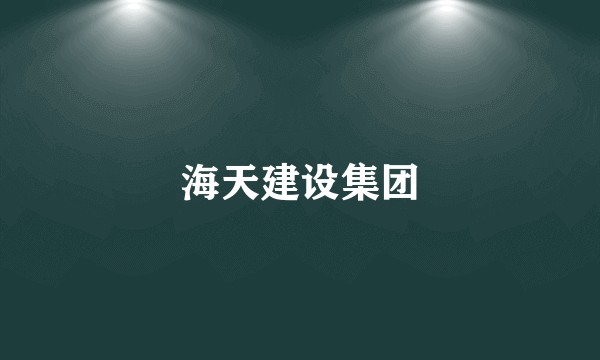海天建设集团