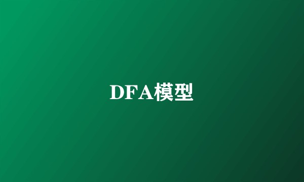 DFA模型