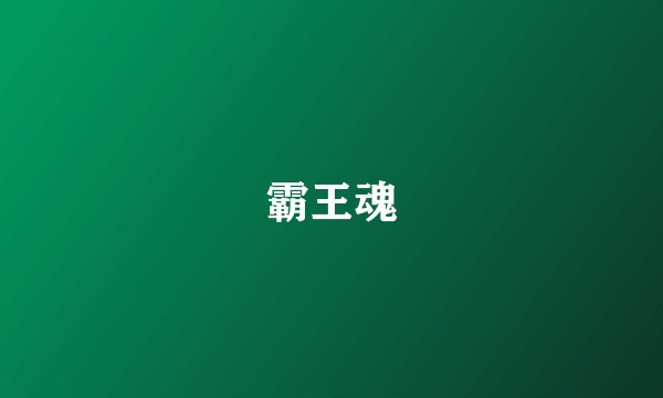 霸王魂