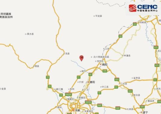 12·9绵阳地震
