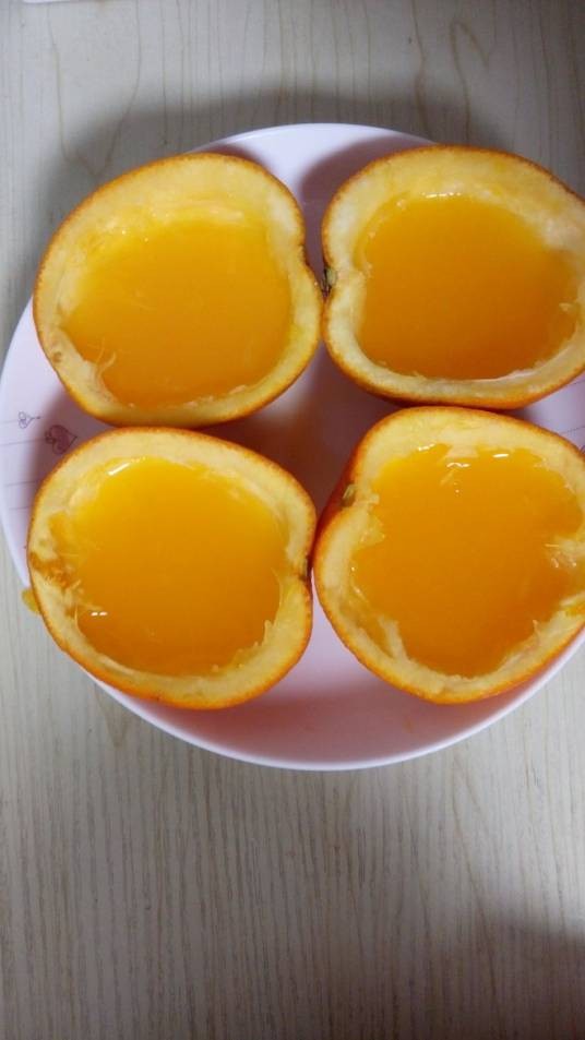 香橙果冻