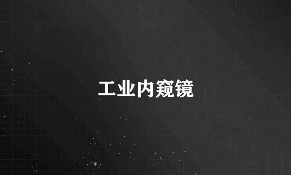工业内窥镜
