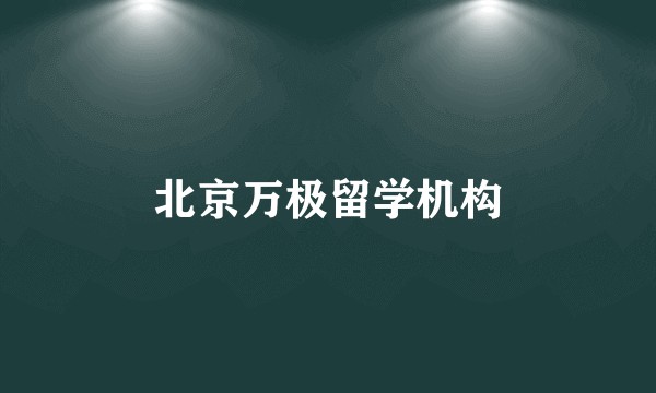 北京万极留学机构