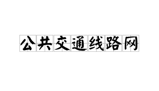 公共交通线路网