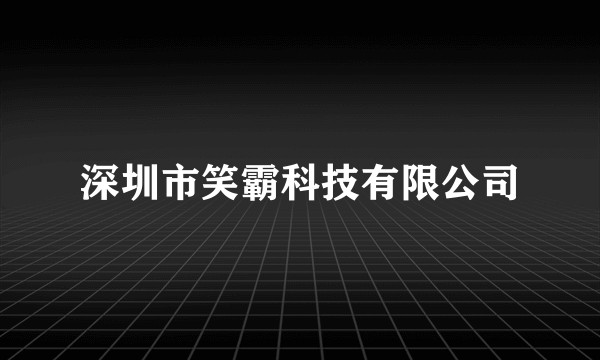 深圳市笑霸科技有限公司