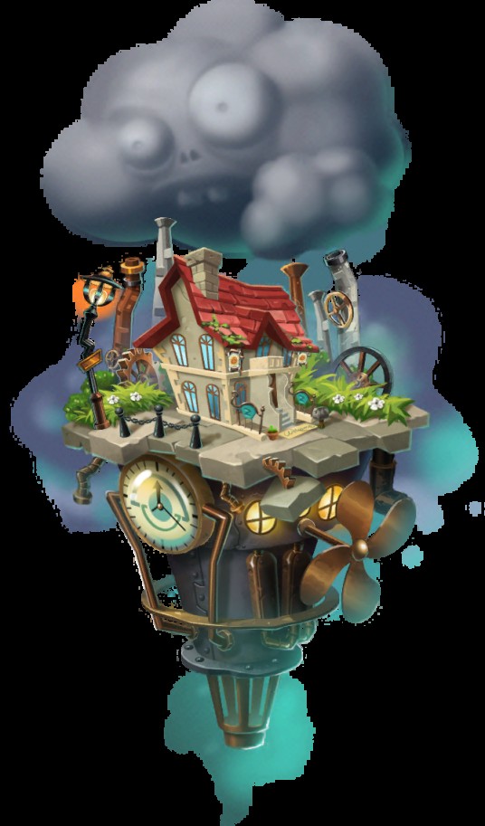 蒸汽时代（《植物大战僵尸2》中的游戏场景）