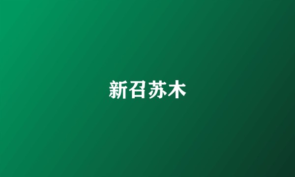新召苏木