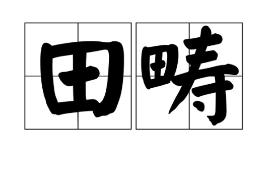 田畴（汉语词语）