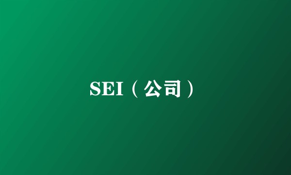 SEI(公司)