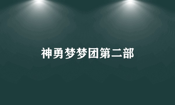 神勇梦梦团第二部