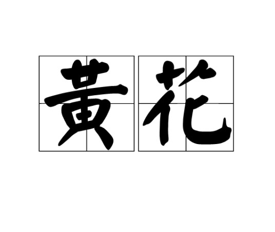 黄花（汉语词语）