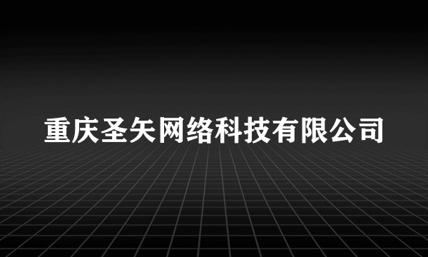 重庆圣矢网络科技有限公司
