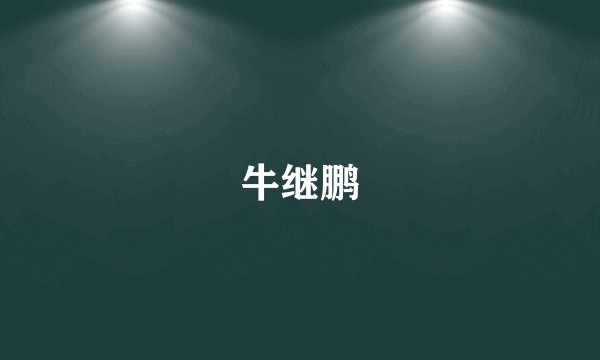 牛继鹏