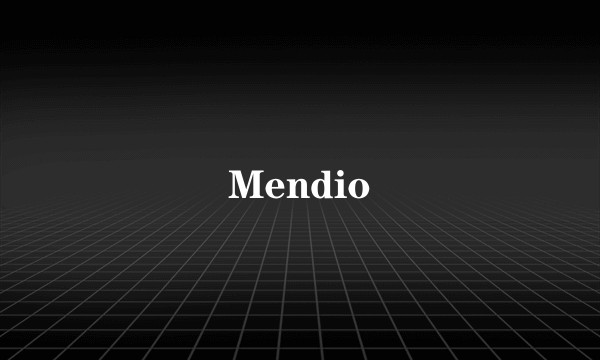 Mendio