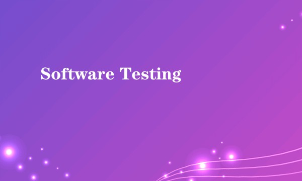 Software Testing