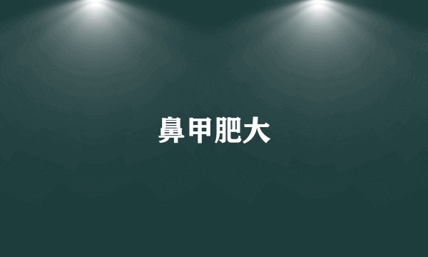 鼻甲肥大