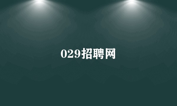 029招聘网