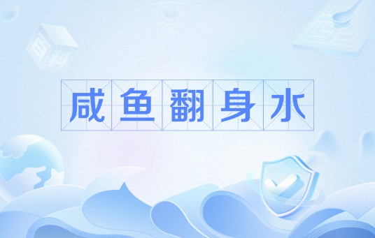 咸鱼翻身水